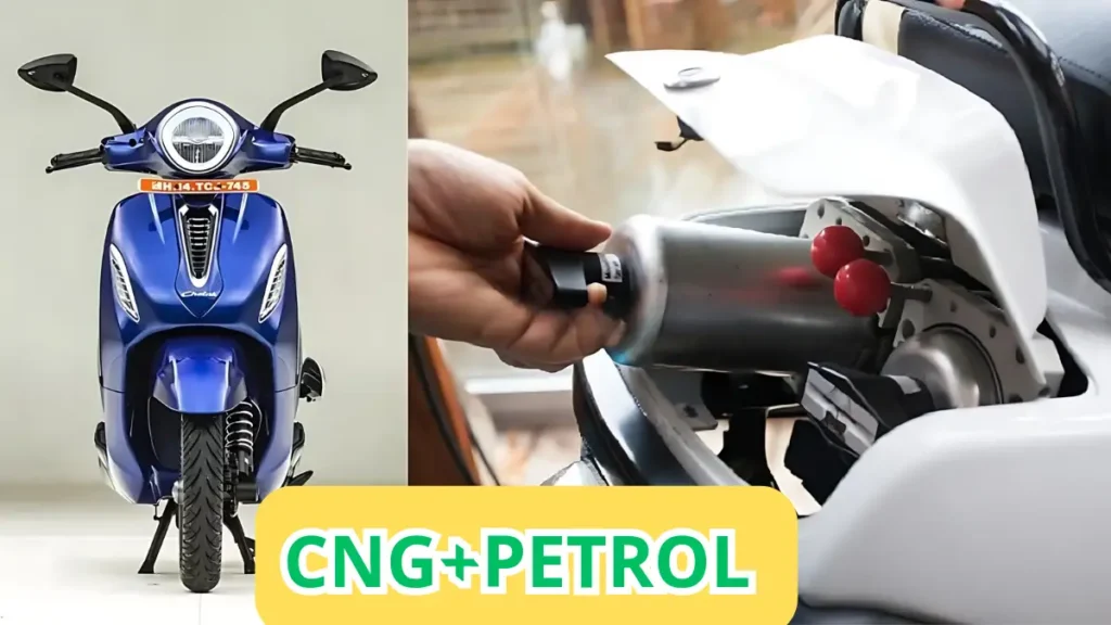 Bajaj CNG+Petrol Scooter